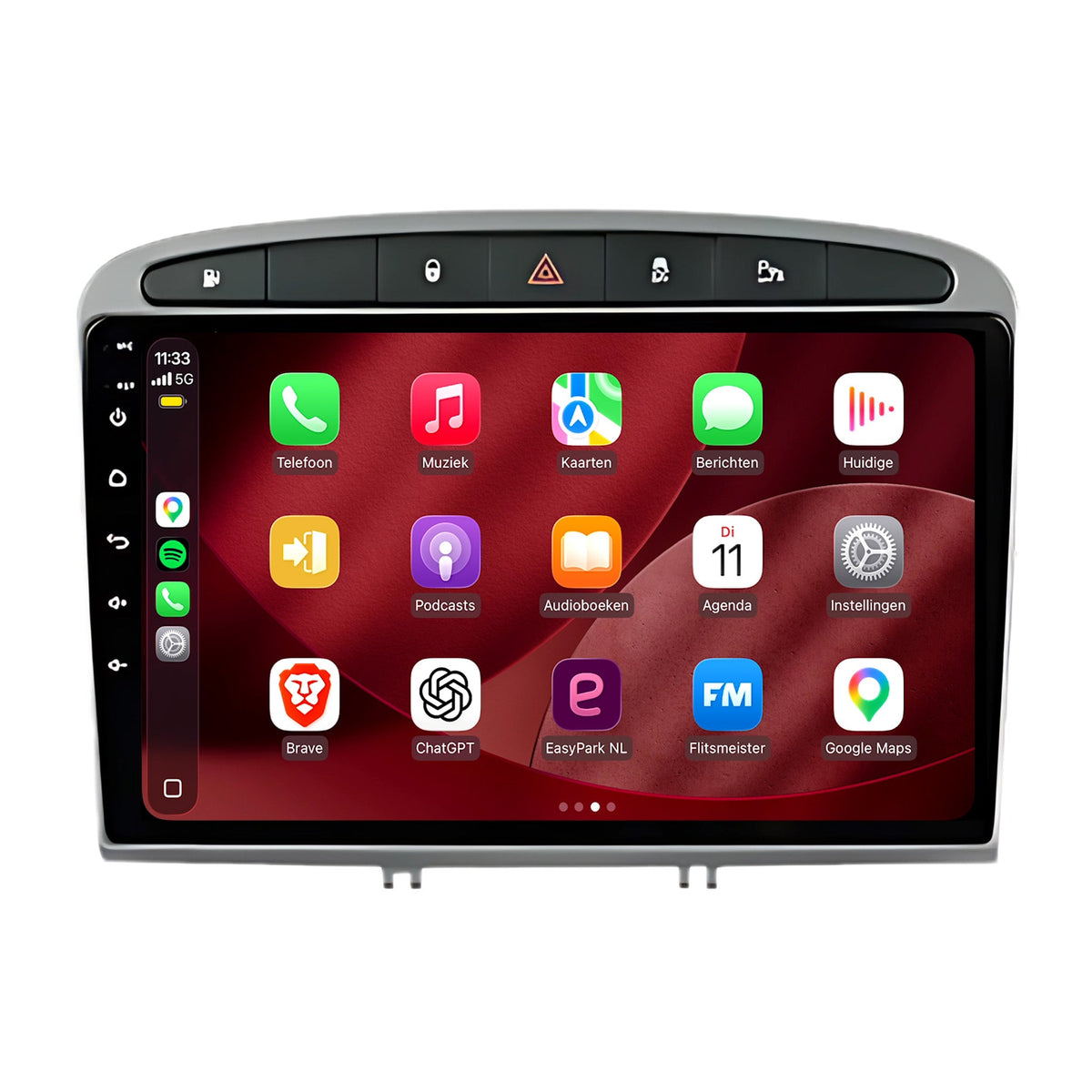 Radio samochodowe CarPlay & Android Auto do Peugeot 308 & 408 | 2007-2020 | 9 cali | Android 15