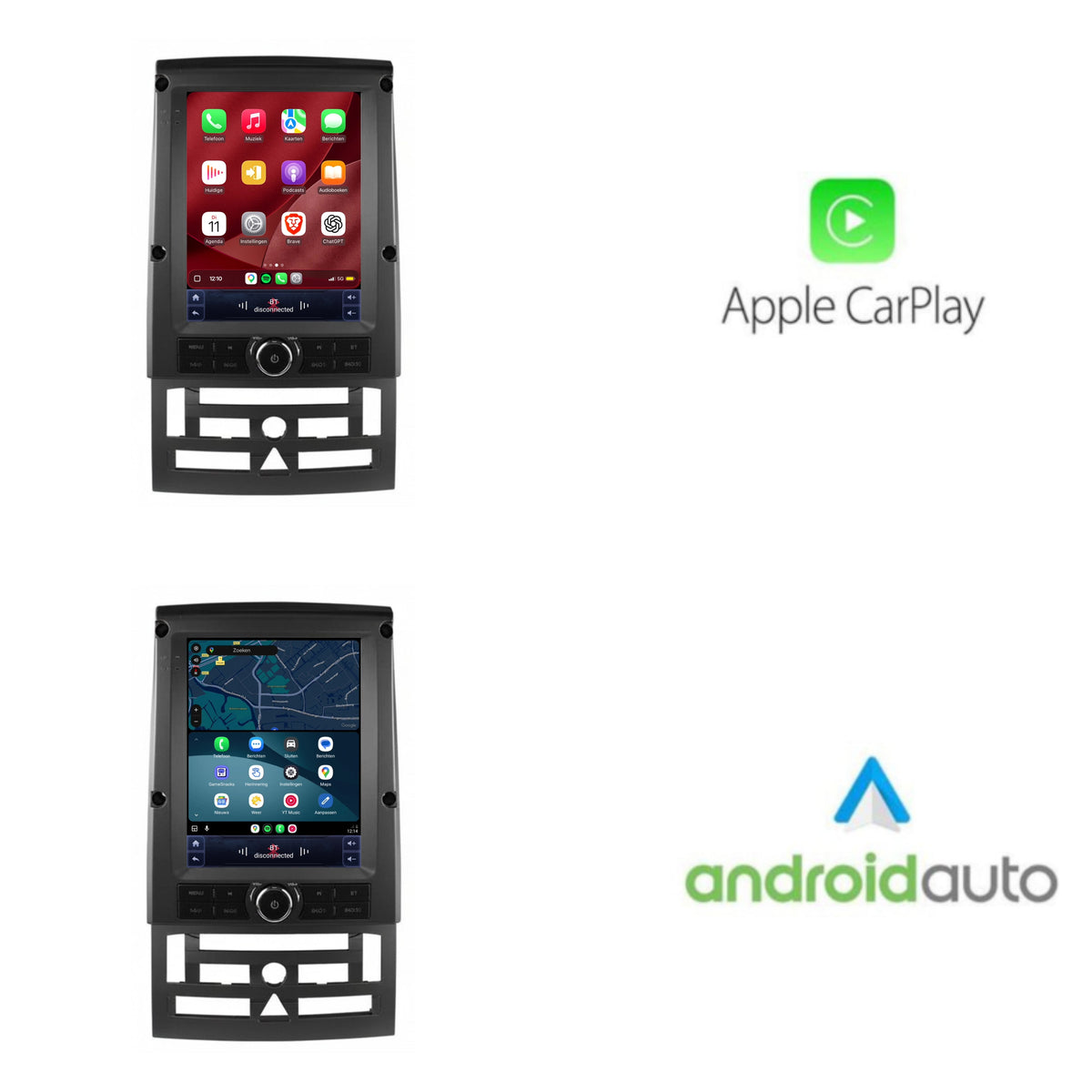 Peugeot 407 CarPlay & Android Auto radio | 2004 t/m 2011 | 9.7 inch | Android 15 | CTX-7425