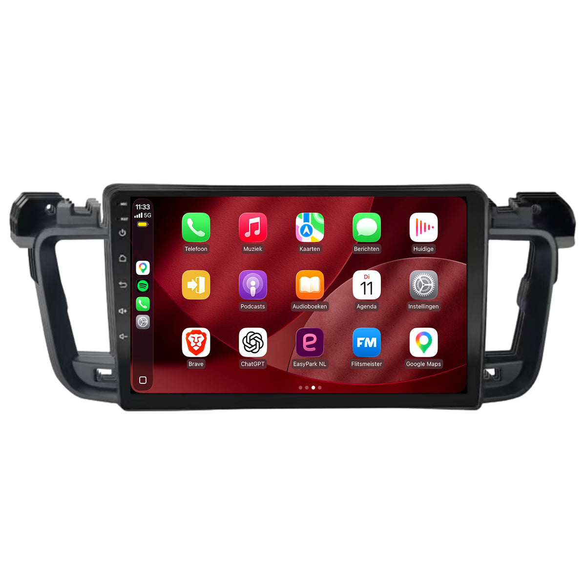 Peugeot 508 CarPlay & Android Auto Radio | 2011 bis 2018 | 9 Zoll | Android 15 | CTX-7322