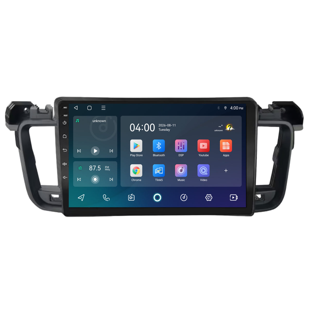 Peugeot 508 CarPlay & Android Auto Radio | 2011 bis 2018 | 9 Zoll | Android 15 | CTX-7322