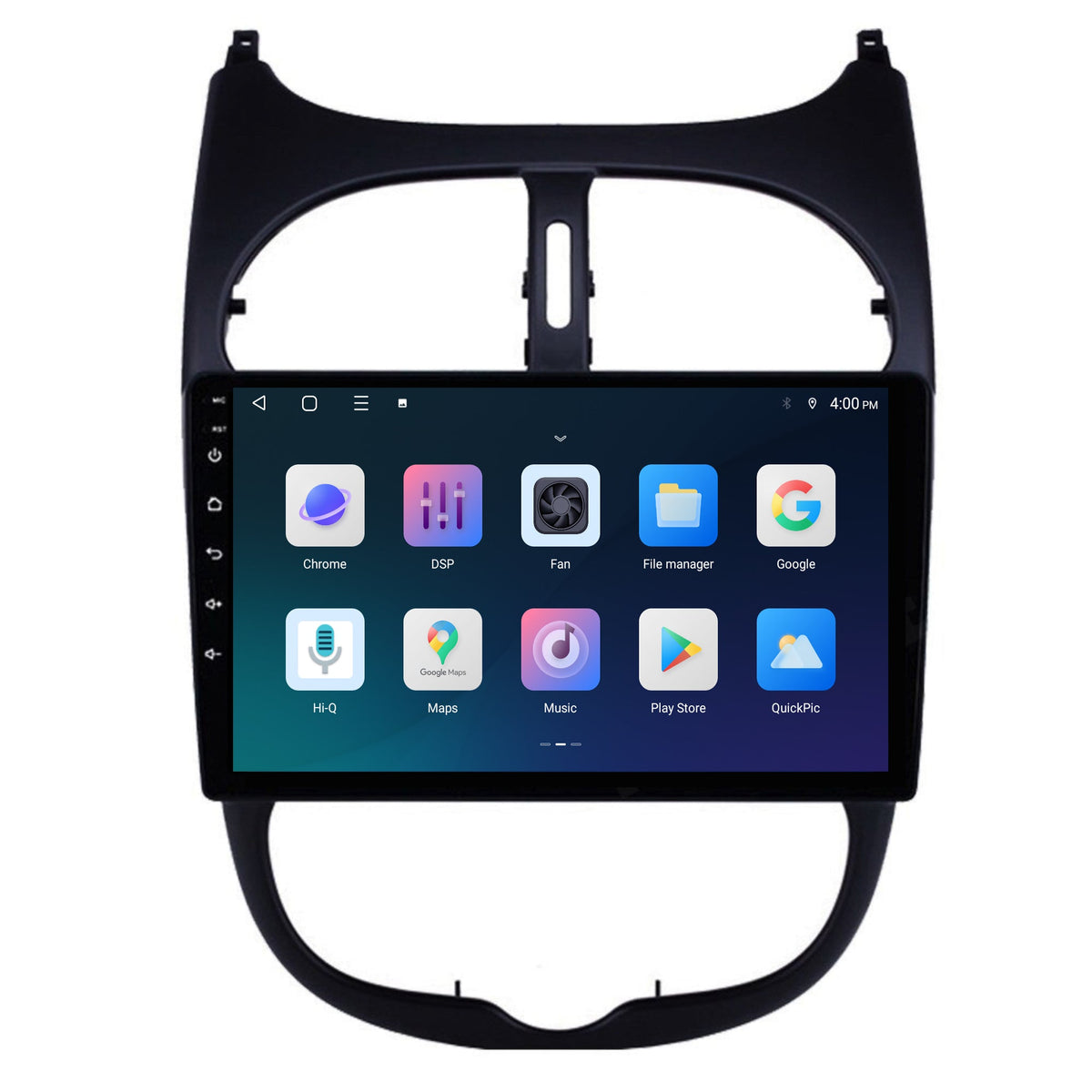 Radio CarPlay y Android Auto para Peugeot 206 | 1998 a 2009 | 9 pulgadas | Android 15