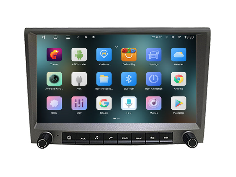 Porsche 911 Cayman Boxster | Radio samochodowe Android 15 | 2005 - 2012 | CarPlay i Android Auto | Szary