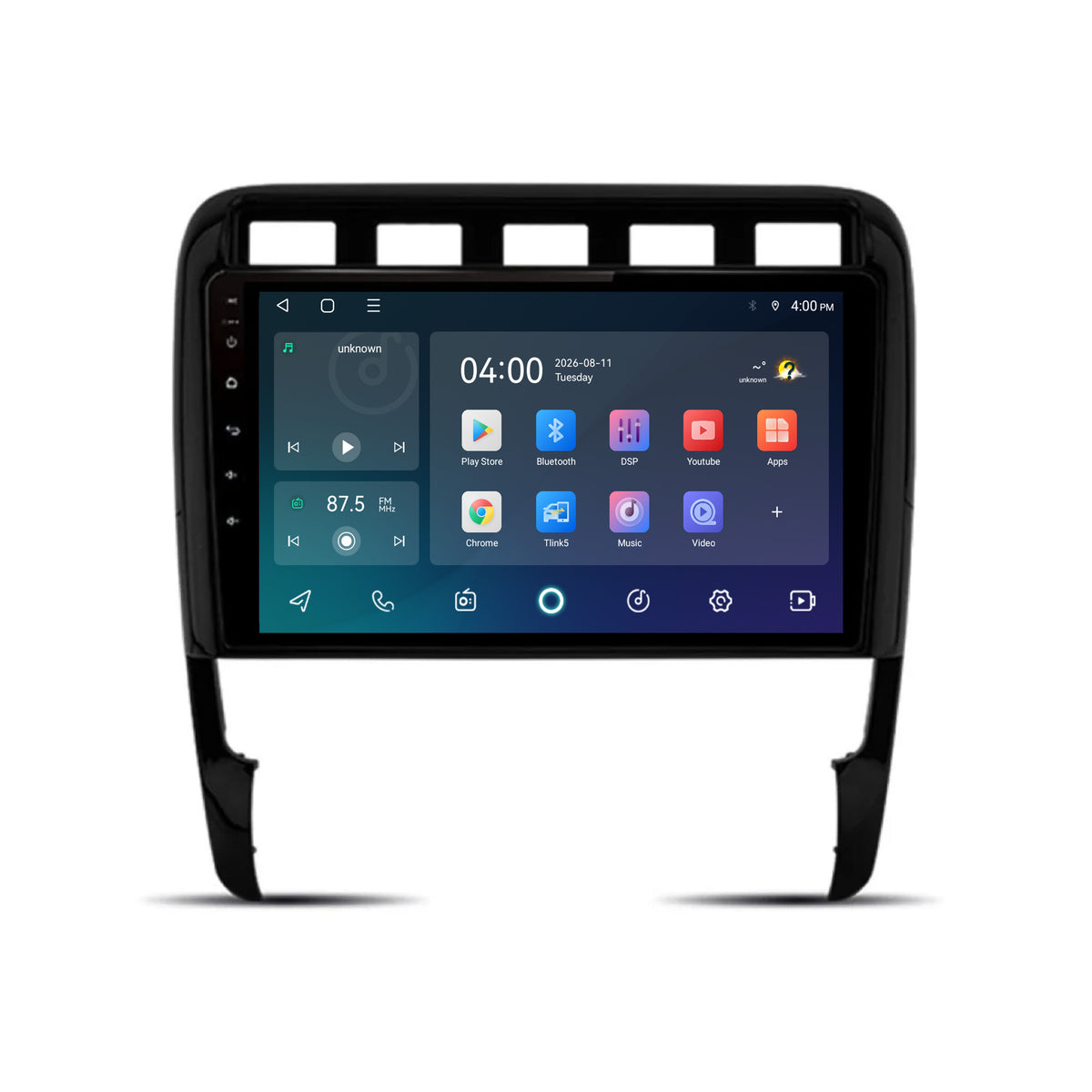 Porsche Cayenne CarPlay & Android Auto Radio | 2002 bis 2010 | 9 Zoll | Android 15