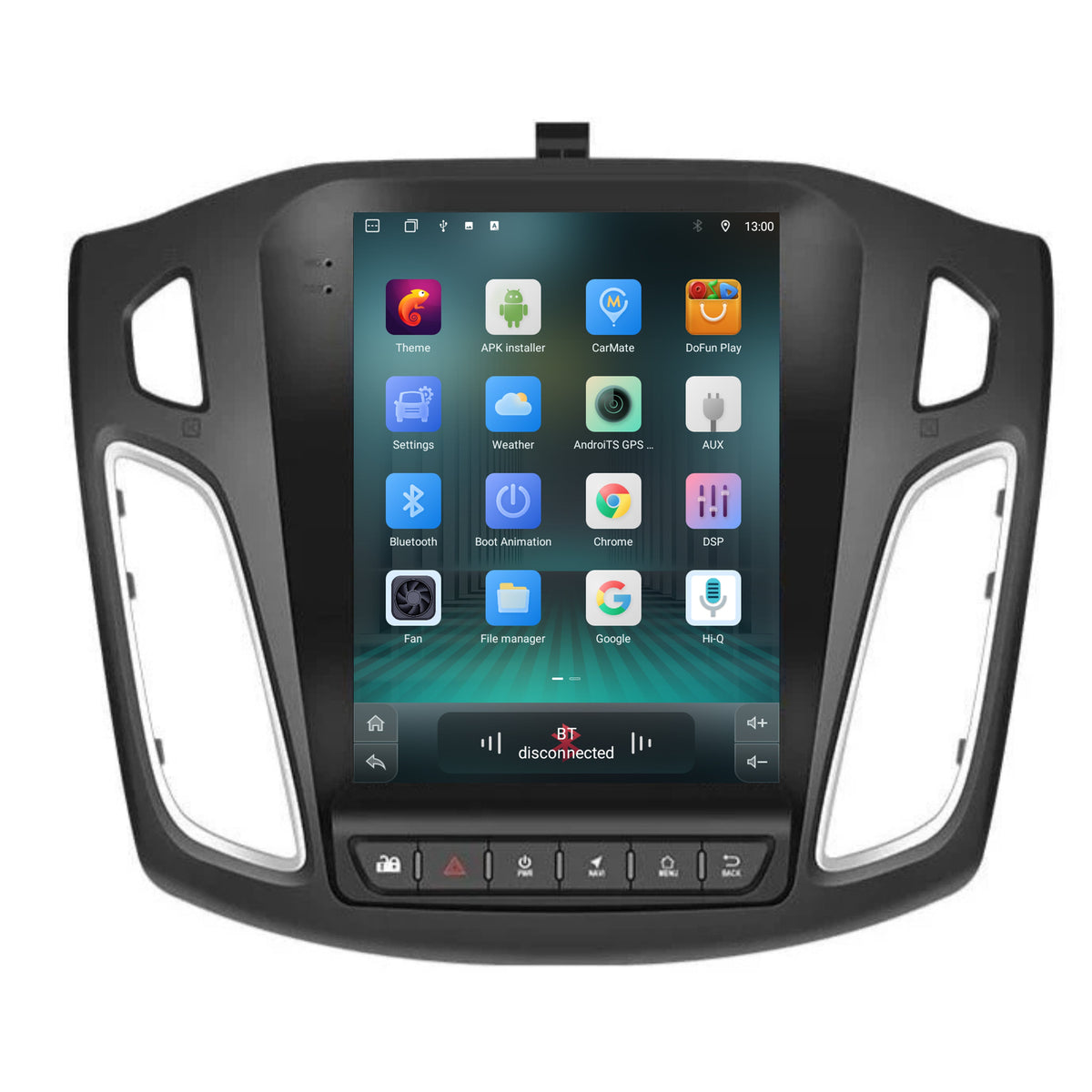Cartronix Ford Focus | 2011 - 2017 | Autoradio Navigazione | Apple CarPlay & Android Auto | Android 13 | 10 pollici | Grande schermo HD