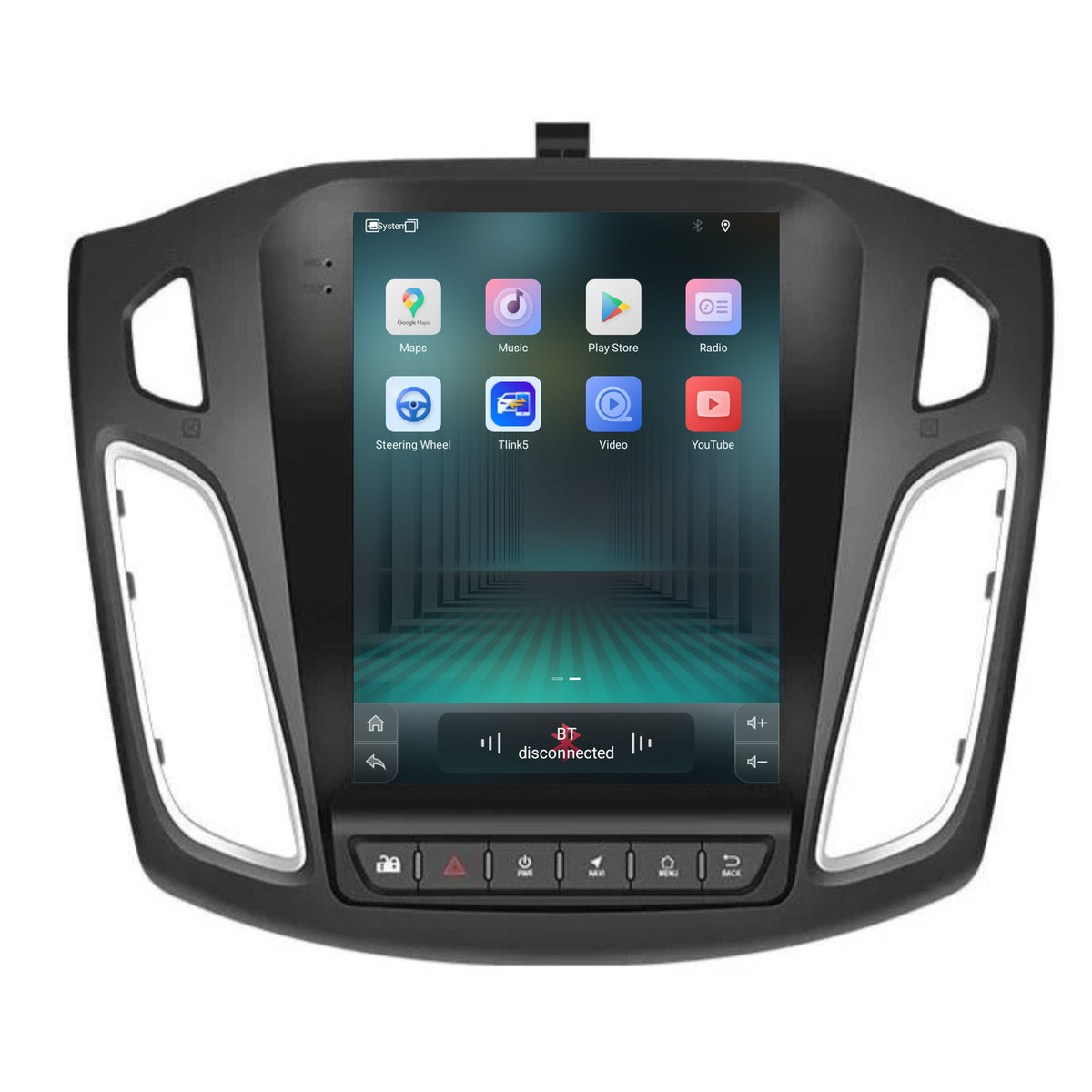 Cartronix Ford Focus | 2011 - 2017 | Autoradio Navigazione | Apple CarPlay & Android Auto | Android 13 | 10 pollici | Grande schermo HD