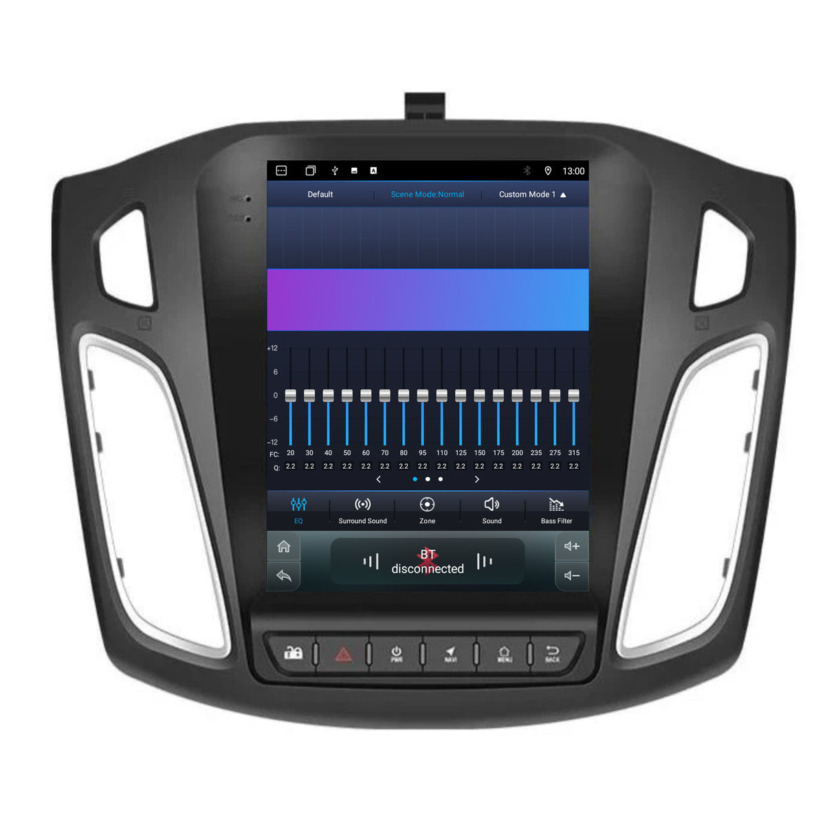 Cartronix Ford Focus | 2011 - 2017 | Autoradio Navigazione | Apple CarPlay & Android Auto | Android 13 | 10 pollici | Grande schermo HD