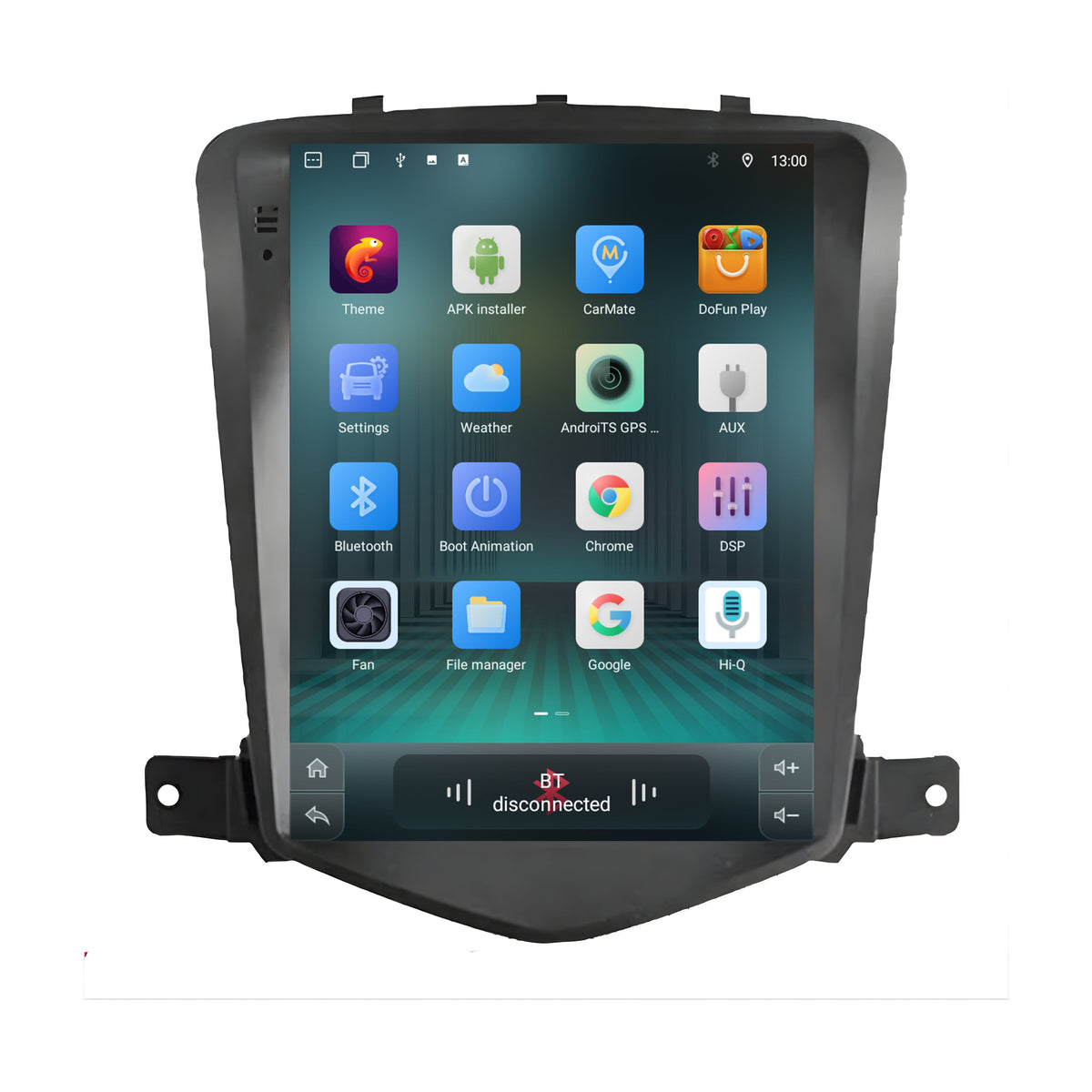 Cartronix Chevrolet Cruze | 2009 bis 2015 | Autoradio Navigation | Apple CarPlay & Android Auto | Android 13 | Großer HD-Bildschirm