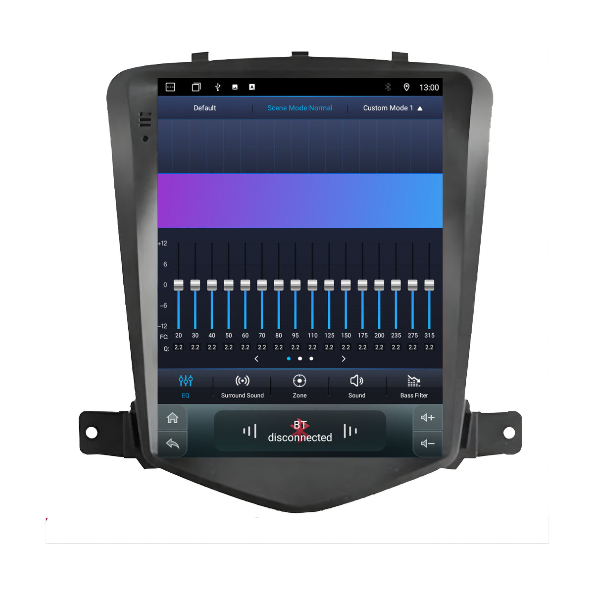 Cartronix Chevrolet Cruze | 2009 bis 2015 | Autoradio Navigation | Apple CarPlay & Android Auto | Android 13 | Großer HD-Bildschirm