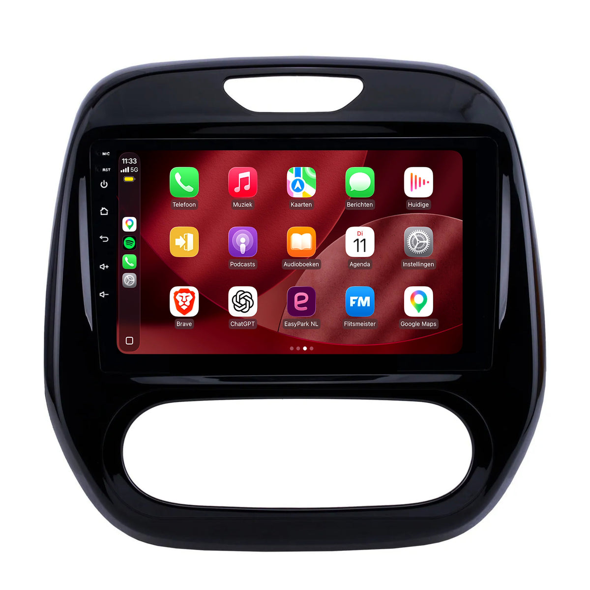 Renault Captur CarPlay & Android Auto Radio | 2013 bis 2017 | 9 Zoll | Android 15 | CTX-7182