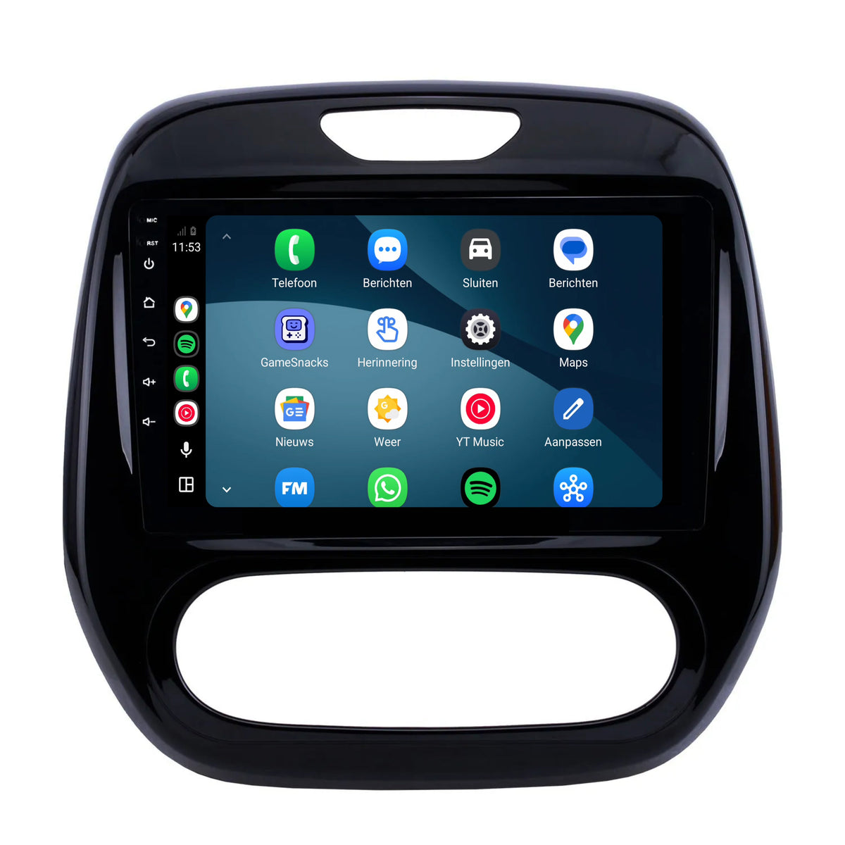 Renault Captur CarPlay & Android Auto Radio | 2013 bis 2017 | 9 Zoll | Android 15 | CTX-7182