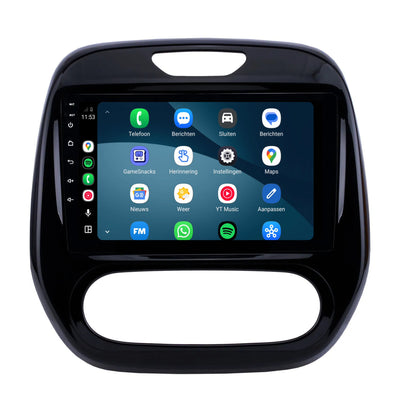 Renault Captur CarPlay & Android Auto radio | 2013 t/m 2017 | 9 inch | Android 15 | CTX-7182