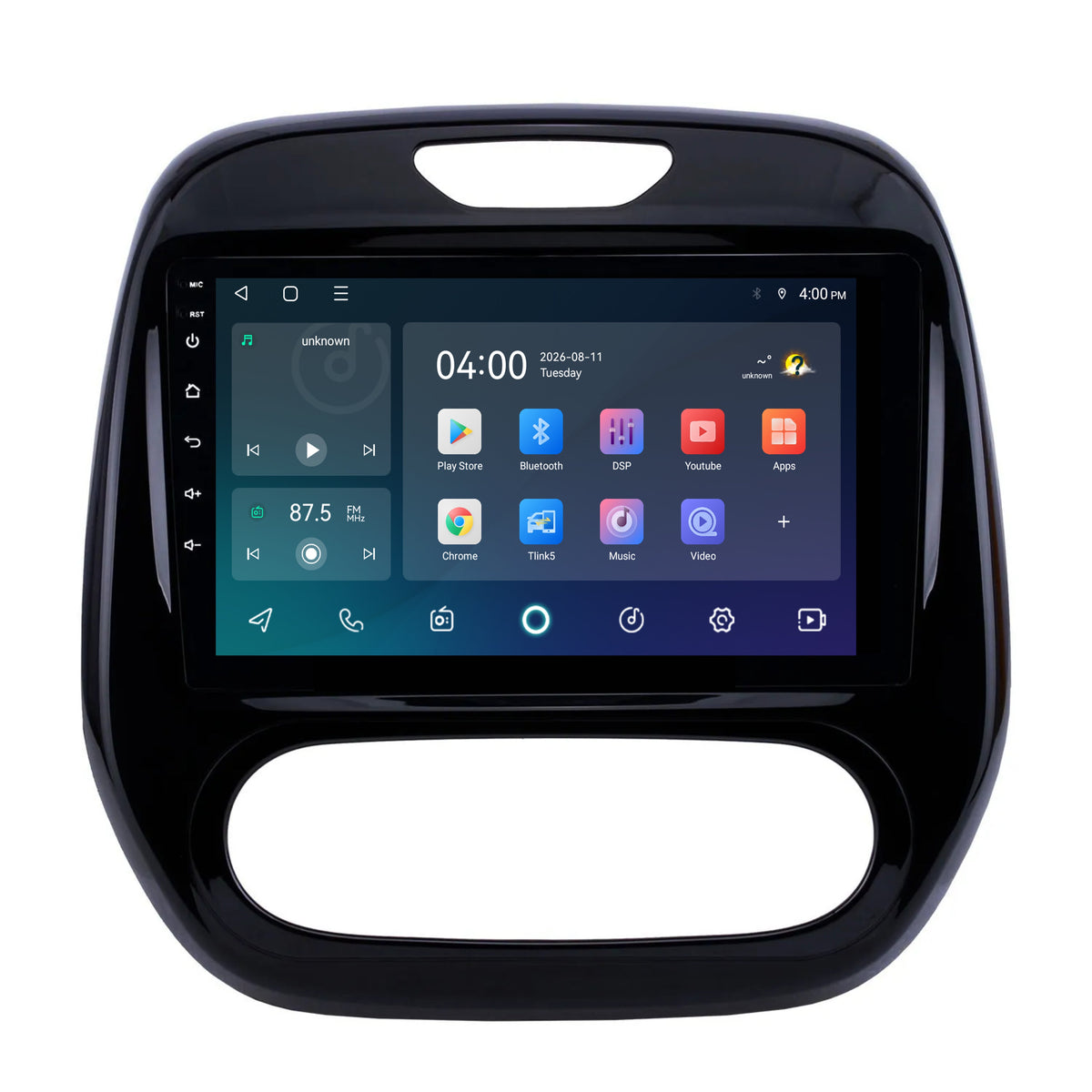 Renault Captur CarPlay & Android Auto Radio | 2013 bis 2017 | 9 Zoll | Android 15 | CTX-7182