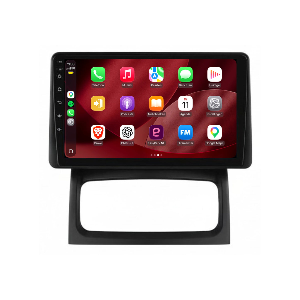 Renault Clio 2 CarPlay & Android Auto radio | 2005 t/m 2012 | 9 inch | Android 15 | CTX-7424