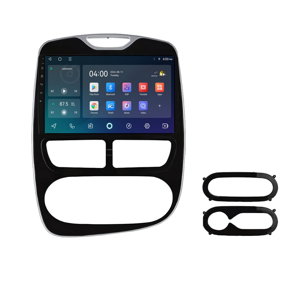 Renault Zoe CarPlay & Android Auto radio | 2013 to 2019 | 9 inch | Android 15 | CTX-7486
