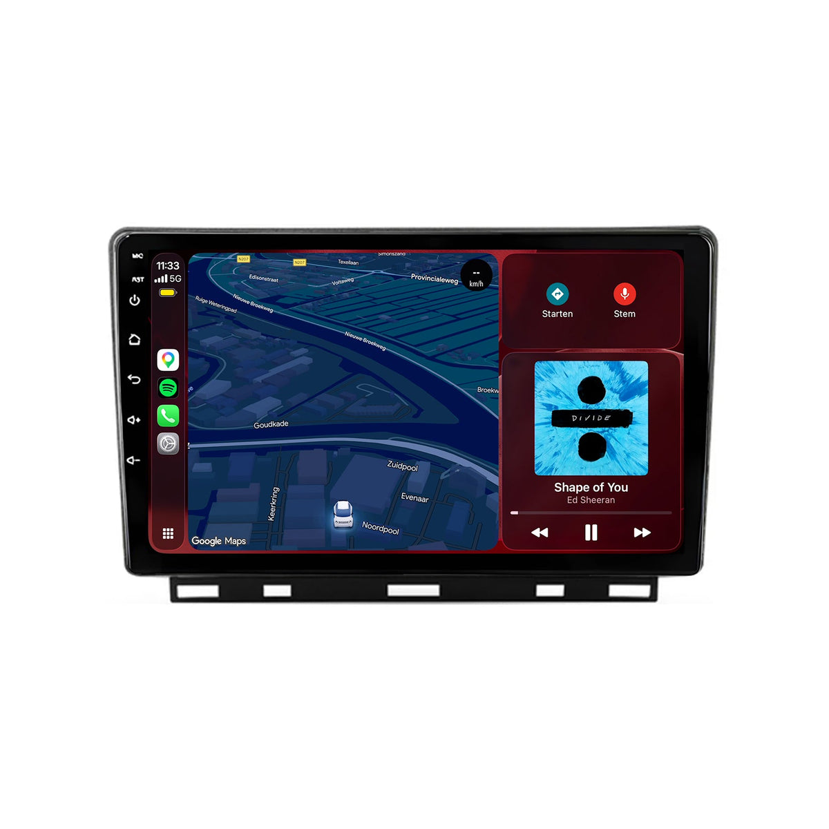 Radio con CarPlay y Android Auto para Renault Clio 5 | 2019 a 2025 | 9 pulgadas | Android 15 | CTX-7485