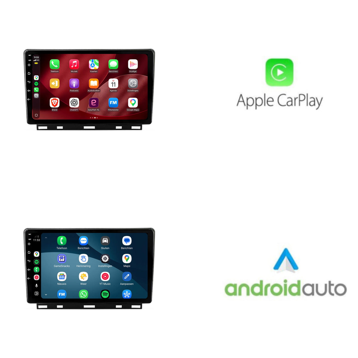 Radio con CarPlay y Android Auto para Renault Clio 5 | 2019 a 2025 | 9 pulgadas | Android 15 | CTX-7485