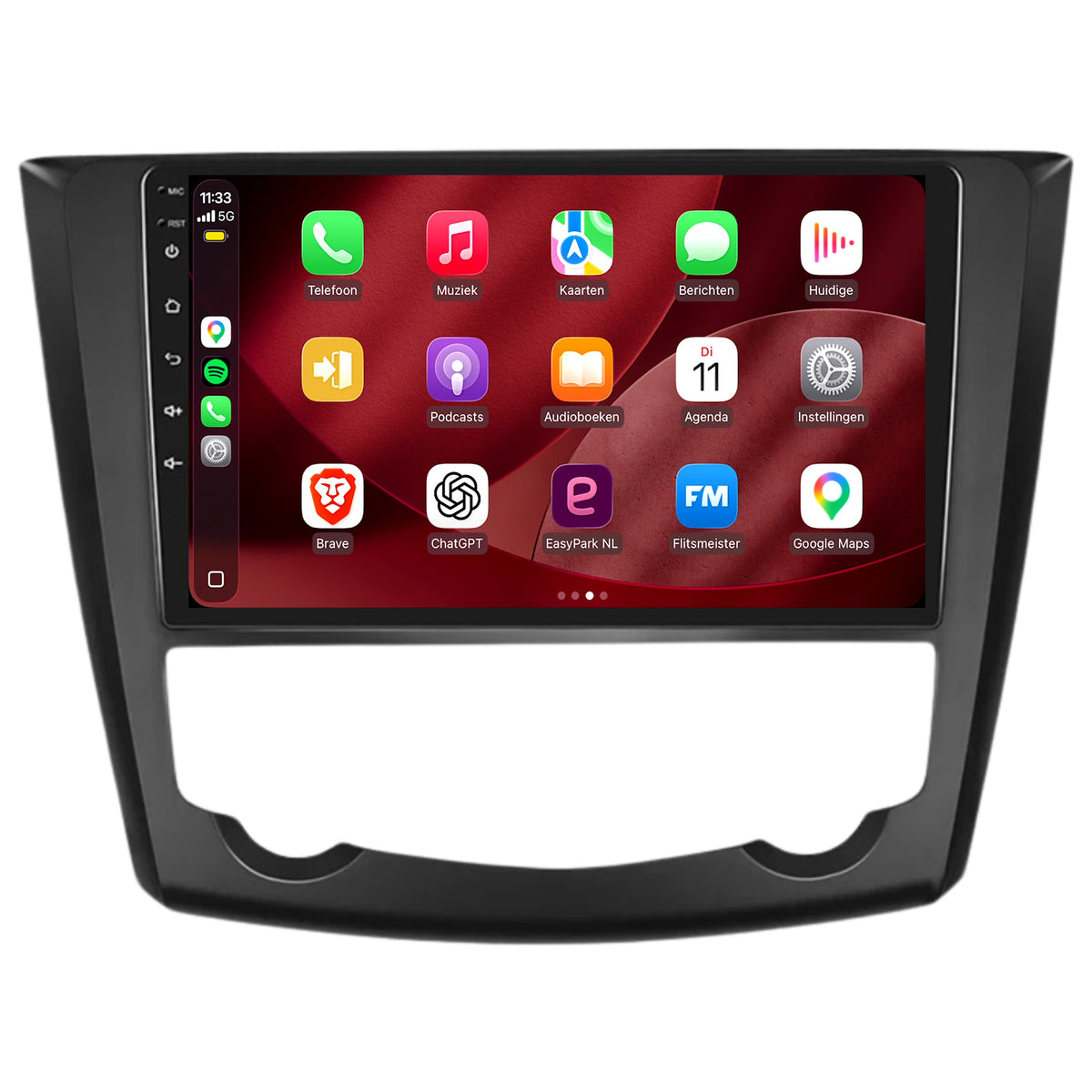 Autoradio Renault Kadjar con CarPlay e Android Auto | 2015-2018 | 9 pollici | Android 15 | CTX-7128