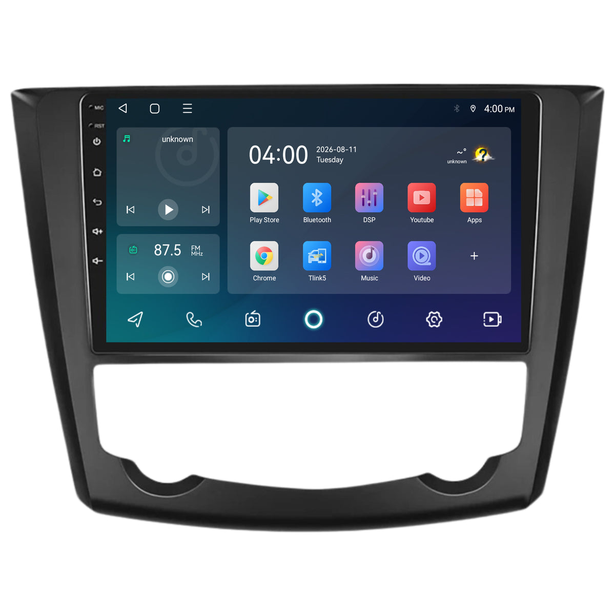 Autoradio Renault Kadjar con CarPlay e Android Auto | 2015-2018 | 9 pollici | Android 15 | CTX-7128