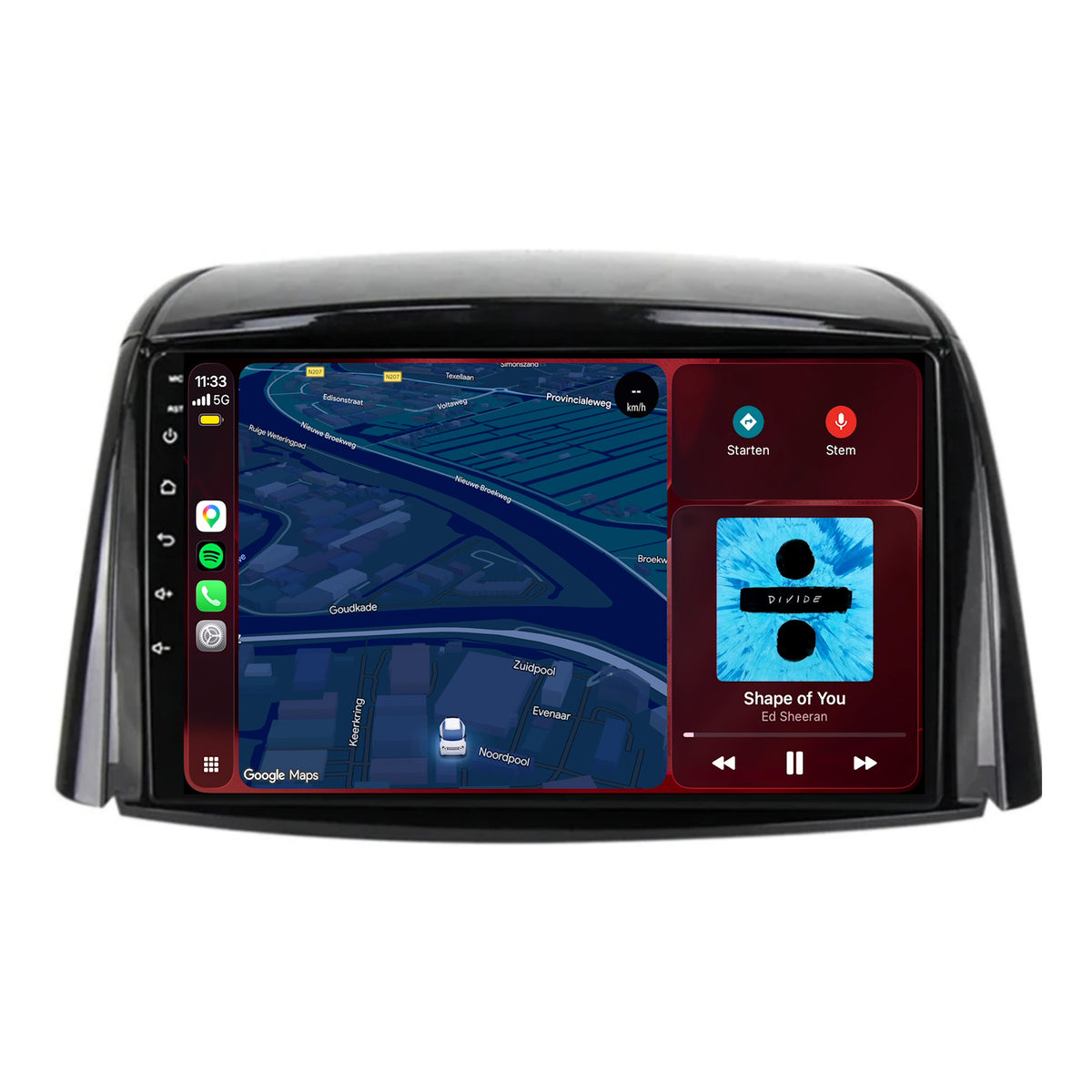 Autoradio CarPlay & Android Auto per Renault Koleos | 2008 - 2016 | 9 pollici | Android 15 | CTX-7137