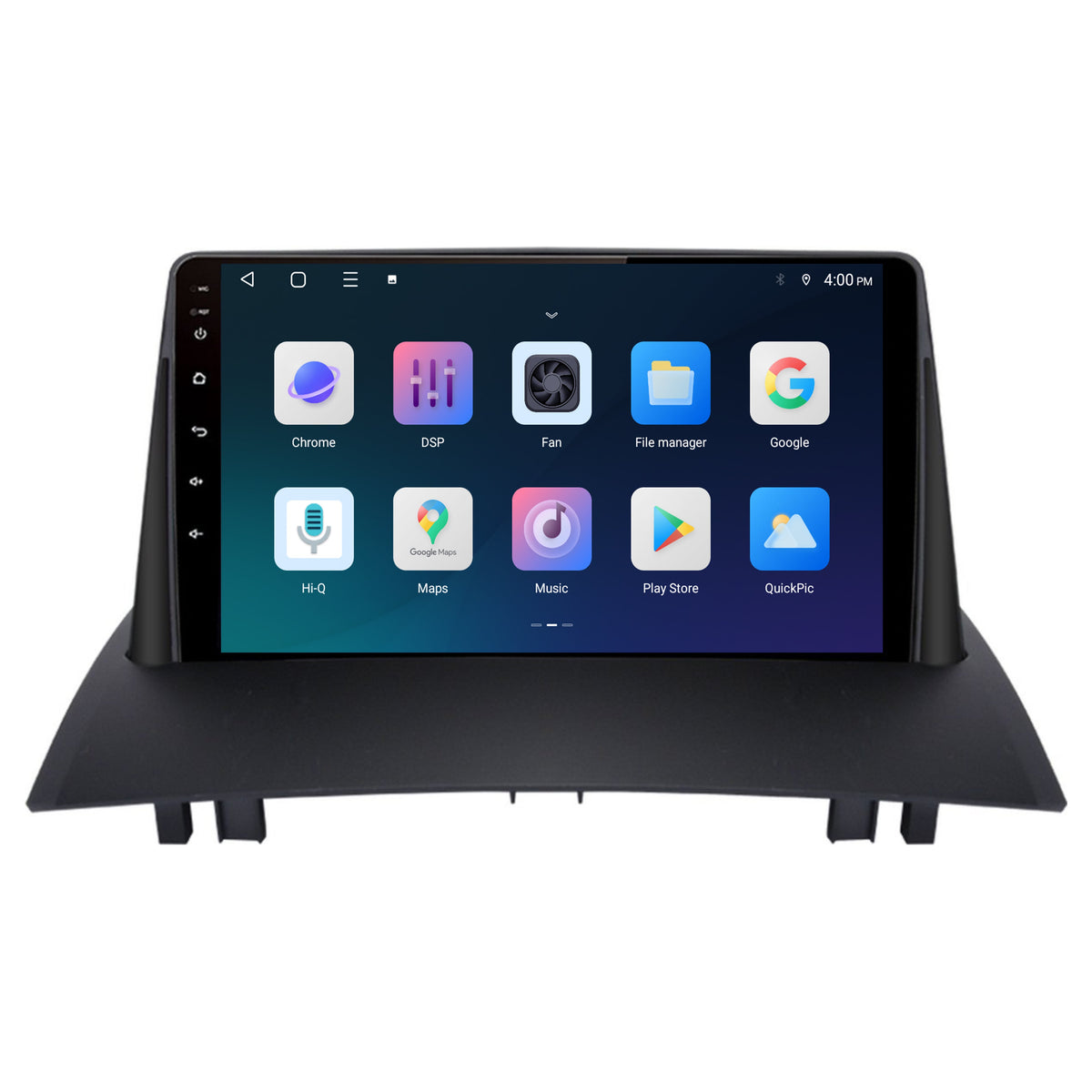Renault Mégane II CarPlay & Android Auto radio | 2003 to 2008 | 9 inch | Android 15 | CTX-7175