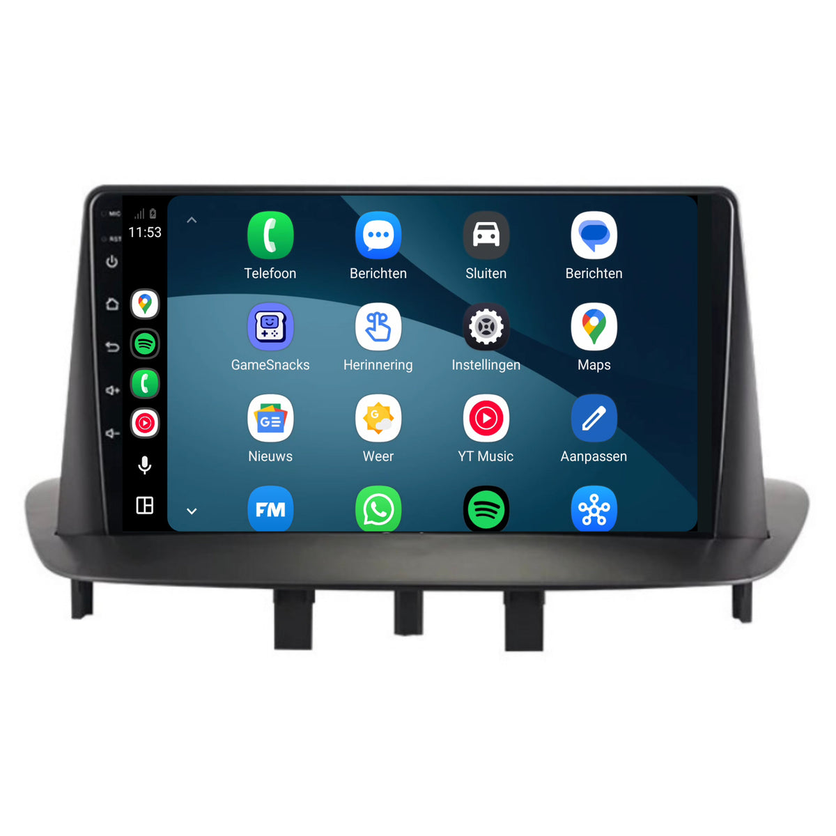 Autoradio CarPlay & Android Auto per Renault Mégane III | 2008-2016 | 9 pollici | Android 15 | CTX-7176
