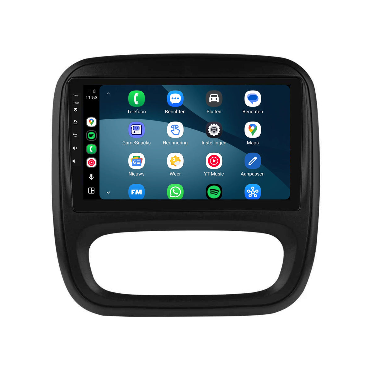 Radio con CarPlay y Android Auto para Renault Trafic 3 | 2014 a 2021 | 9 pulgadas | Android 15 | CTX-7494