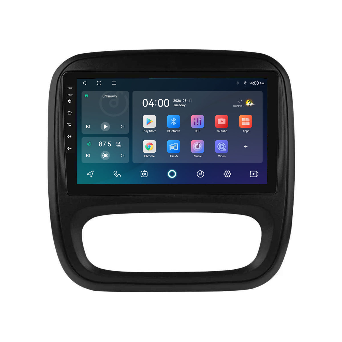Radio con CarPlay y Android Auto para Renault Trafic 3 | 2014 a 2021 | 9 pulgadas | Android 15 | CTX-7494