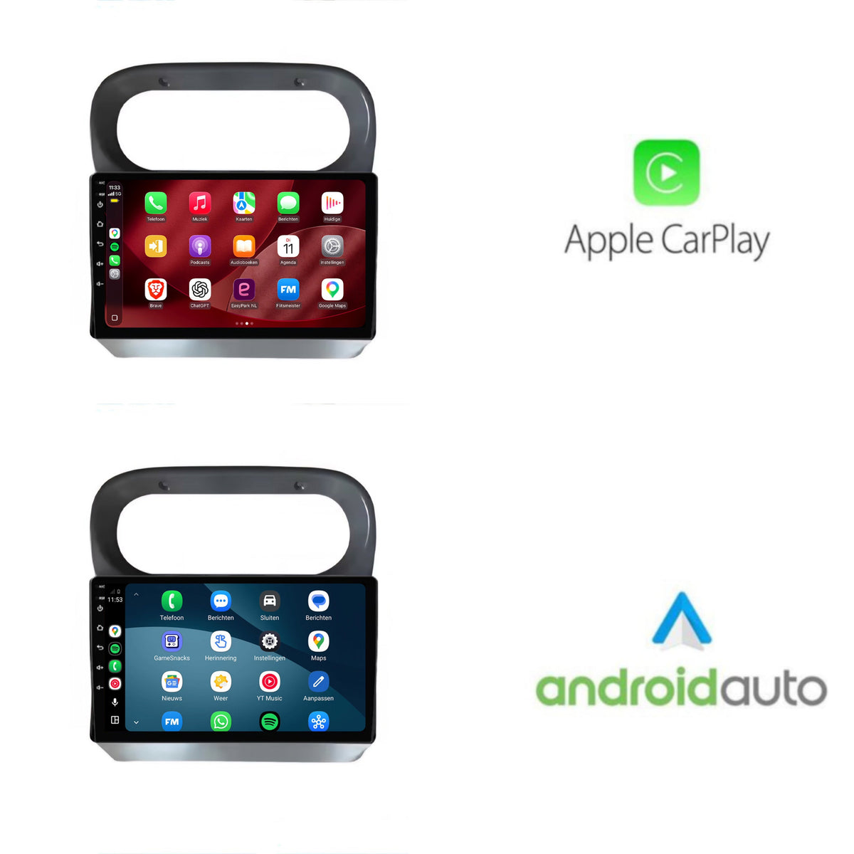 Autoradio CarPlay & Android Auto pour Renault Twingo | 1998 à 2006 | 9 pouces | Android 15 | CTX-7302