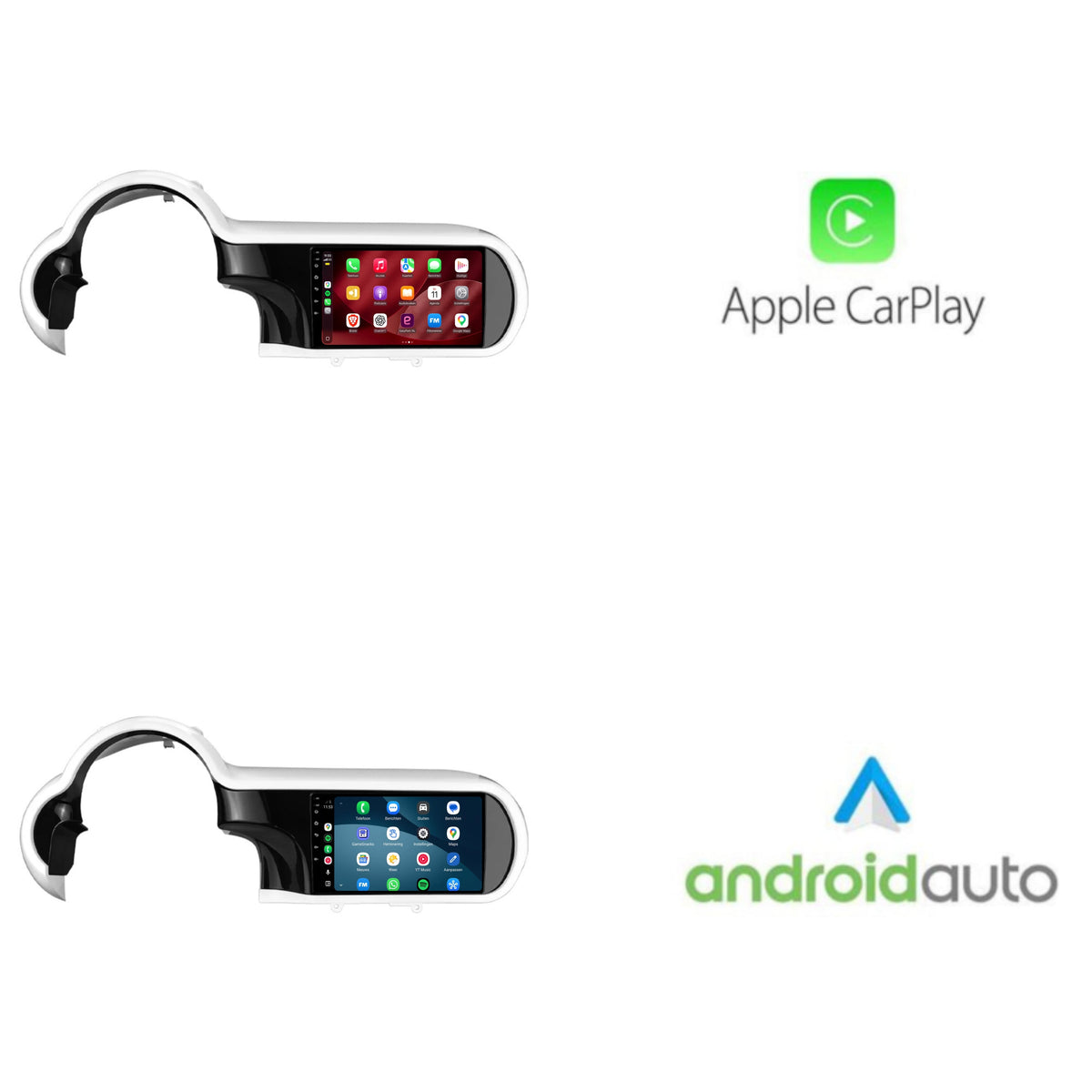 Renault Twingo CarPlay & Android Auto radio | 2014 t/m 2024 | 9 inch | Android 15 | CTX-7256
