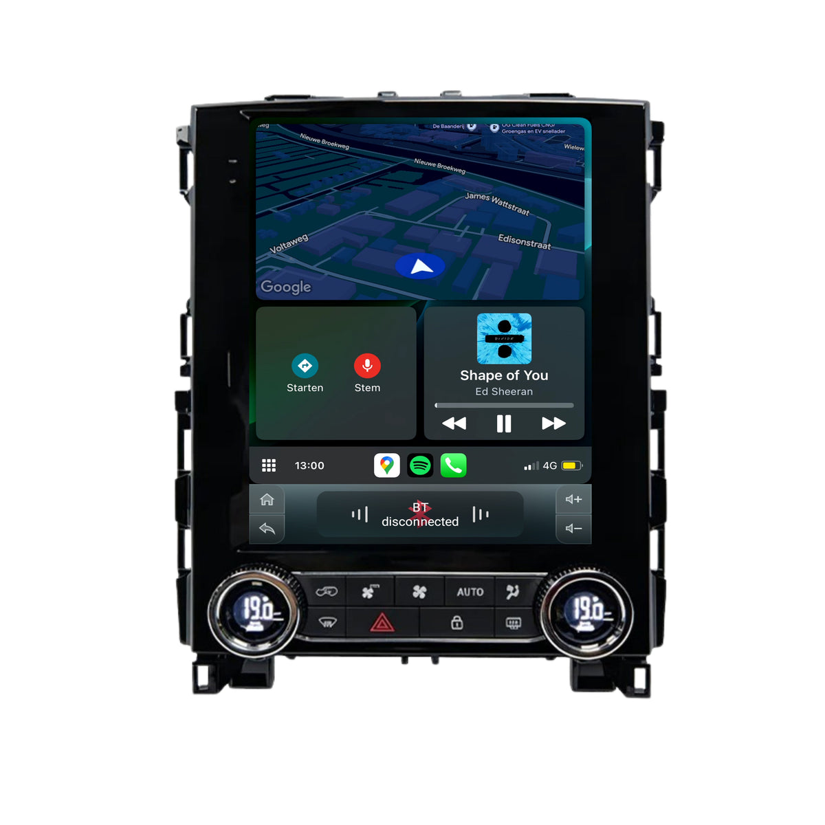 Cartronix Renault Megane 4 | 2016 bis 2024 | Autoradio Navigation | Apple CarPlay & Android Auto | Android 13 | Großer HD-Bildschirm | CTX-9007
