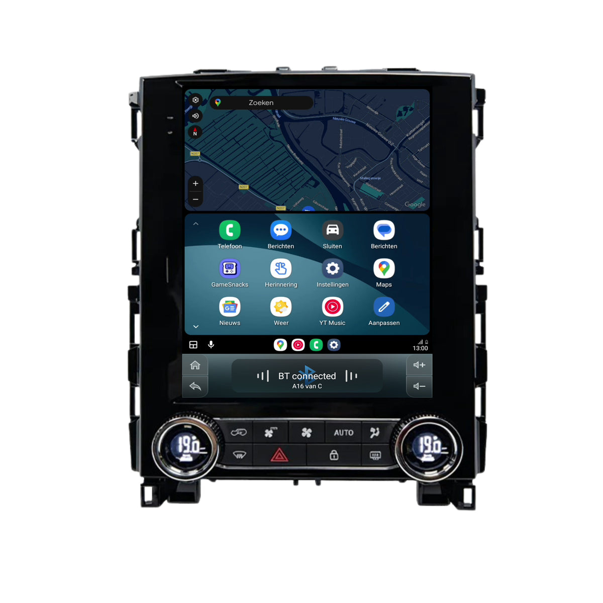 Cartronix Renault Megane 4 | 2016 bis 2024 | Autoradio Navigation | Apple CarPlay & Android Auto | Android 13 | Großer HD-Bildschirm | CTX-9007