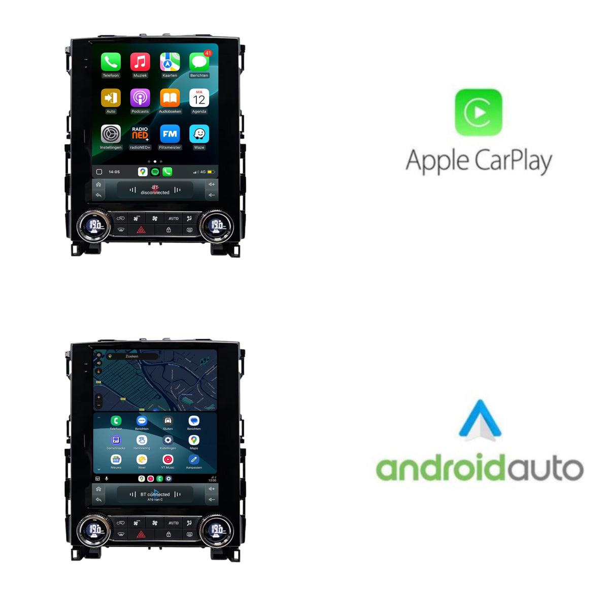 Cartronix Renault Megane 4 | 2016 bis 2024 | Autoradio Navigation | Apple CarPlay & Android Auto | Android 13 | Großer HD-Bildschirm | CTX-9007