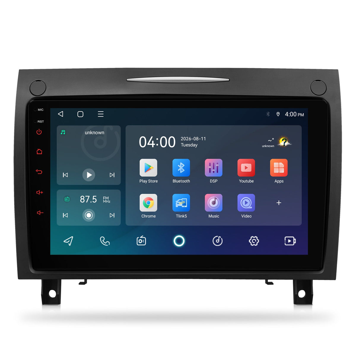 Mercedes SLK CarPlay & Android Auto radio | 2004 t/m 2010 | 9 inch | Android 15