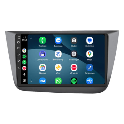 Seat Altea CarPlay & Android Auto radio | 2004 t/m 2015 | 9 inch | Android 15