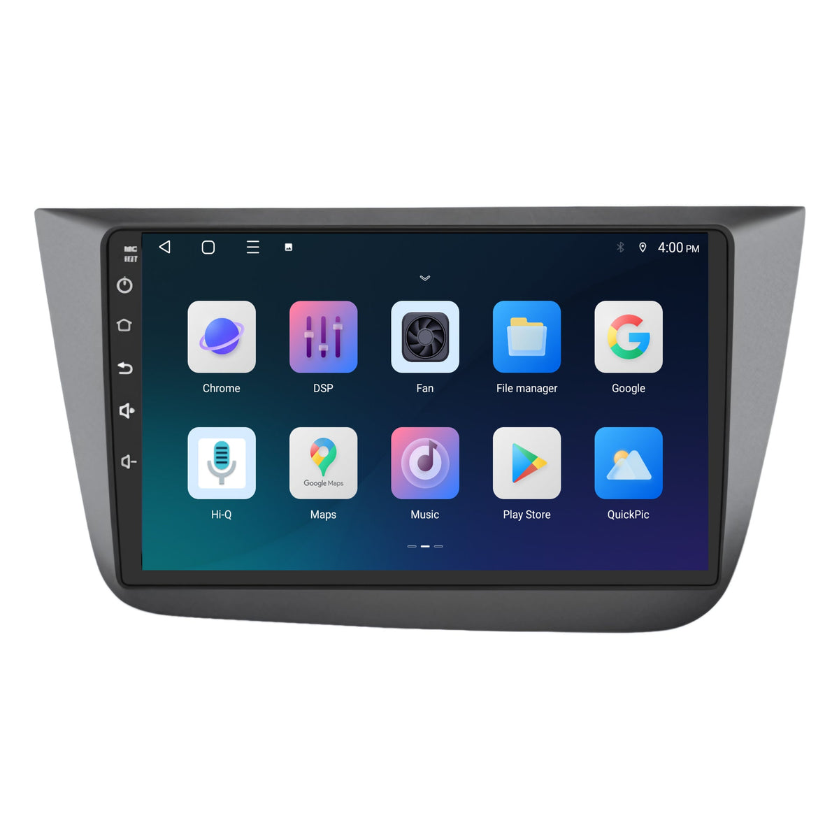 Radio con CarPlay y Android Auto para Seat Altea | 2004 a 2015 | 9 pulgadas | Android 15