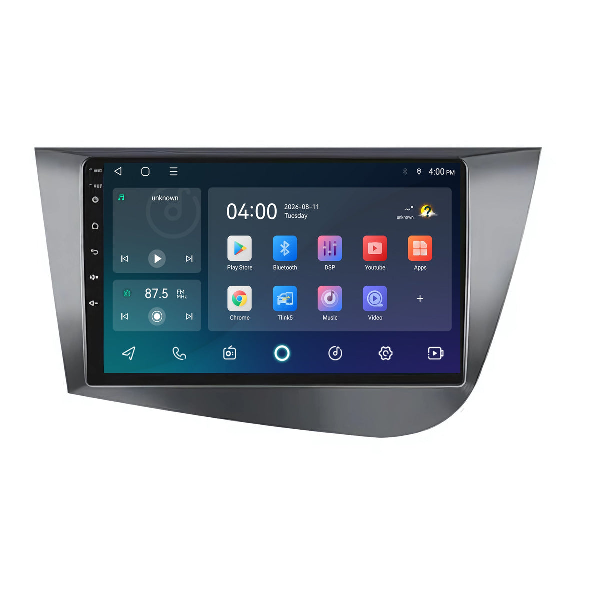 Autoradio CarPlay & Android Auto per Seat Leon | 2005 - 2012 | 9 pollici | Android 15