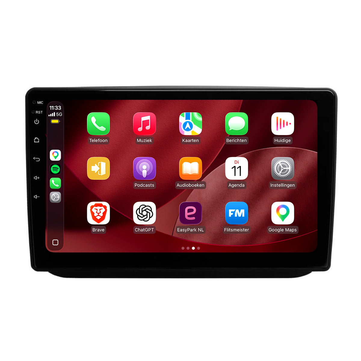 Skoda Fabia CarPlay & Android Auto Radio | 2007 bis 2015 | 9 Zoll | Android 15 | CTX-7392