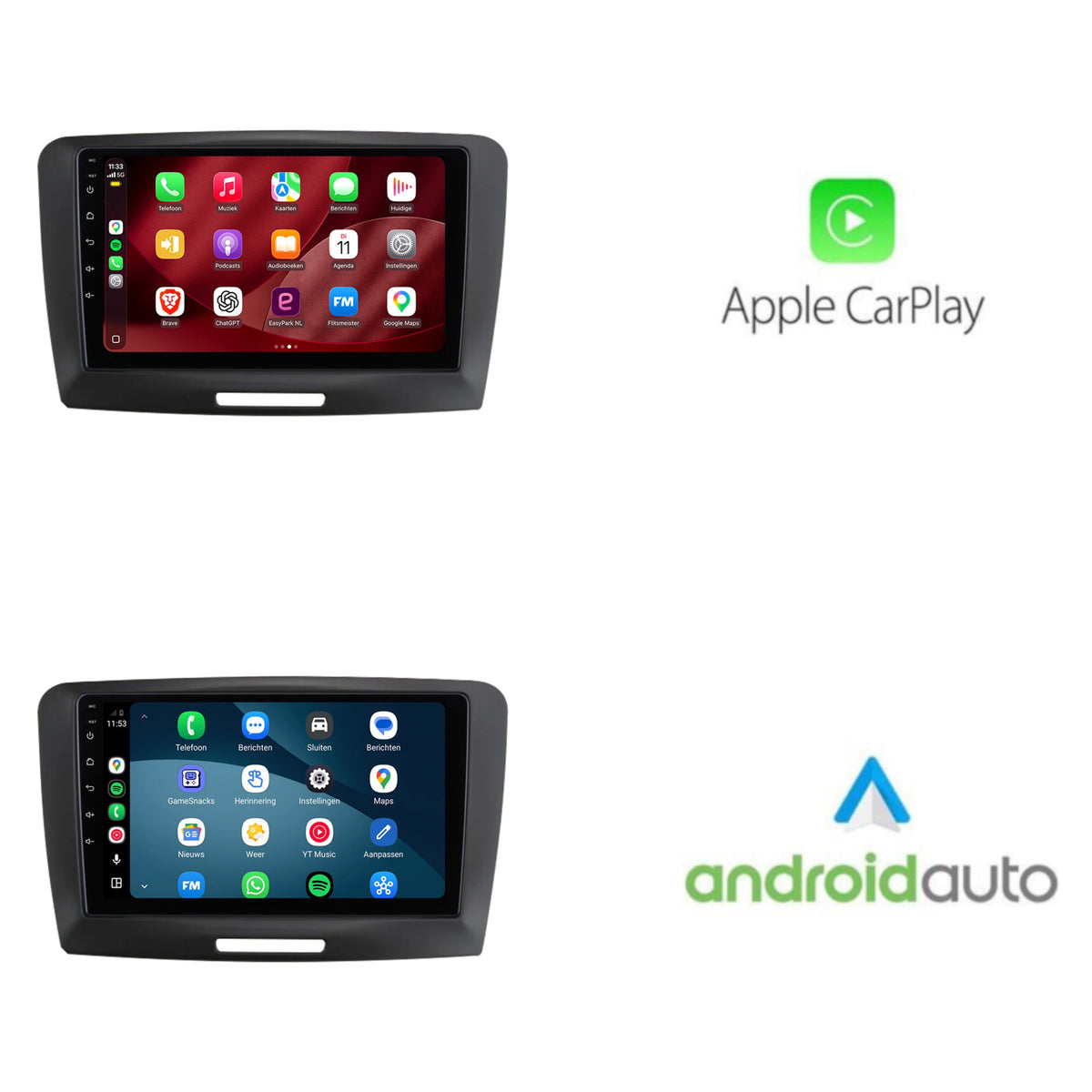Skoda Superb CarPlay & Android Auto Radio | 2008 bis 2014 | 9 Zoll | Android 15 | CTX-7353