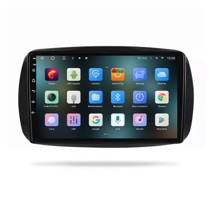Smart Fortwo | Android 14 | 9-inch Car Radio | 2015 to 2019 | CarPlay & Android Auto