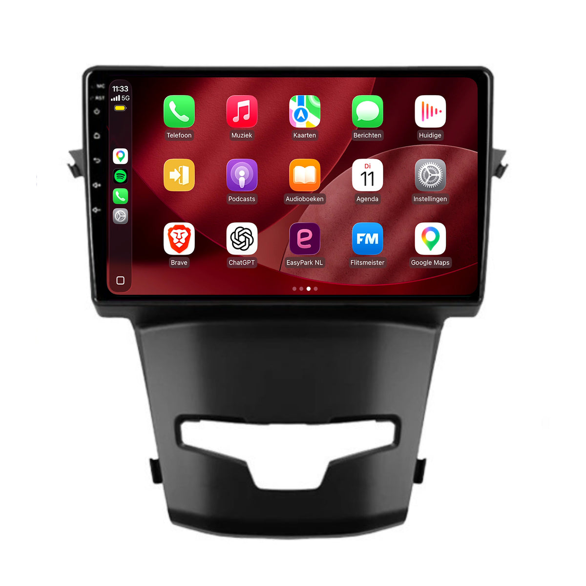 SsangYong Korando CarPlay & Android Auto radio | 2014 t/m 2018 | 9 inch | Android 15 | CTX-7217