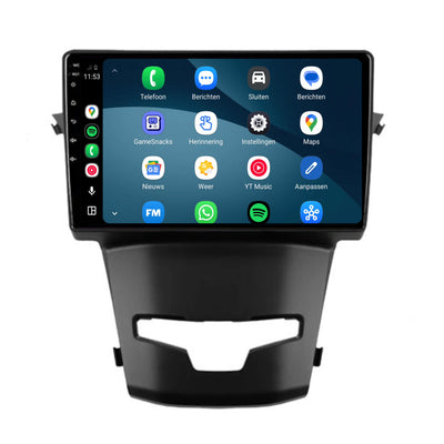 SsangYong Korando CarPlay & Android Auto radio | 2014 t/m 2018 | 9 inch | Android 15 | CTX-7217