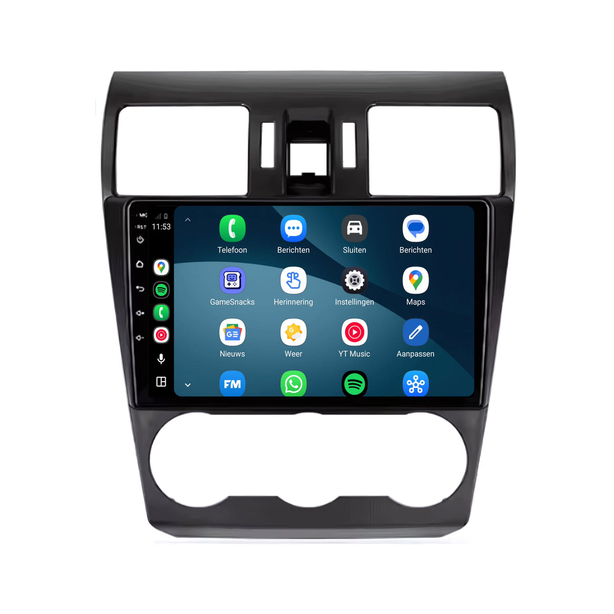 Autoradio CarPlay & Android Auto per Subaru Forester | 2014-2018 | 9 pollici | Android 15 | Nero | CTX-7090