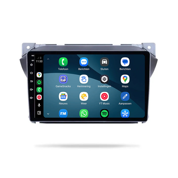 Suzuki Alto CarPlay & Android Auto radio | 2008 to 2016 | 9 inch | Android 15