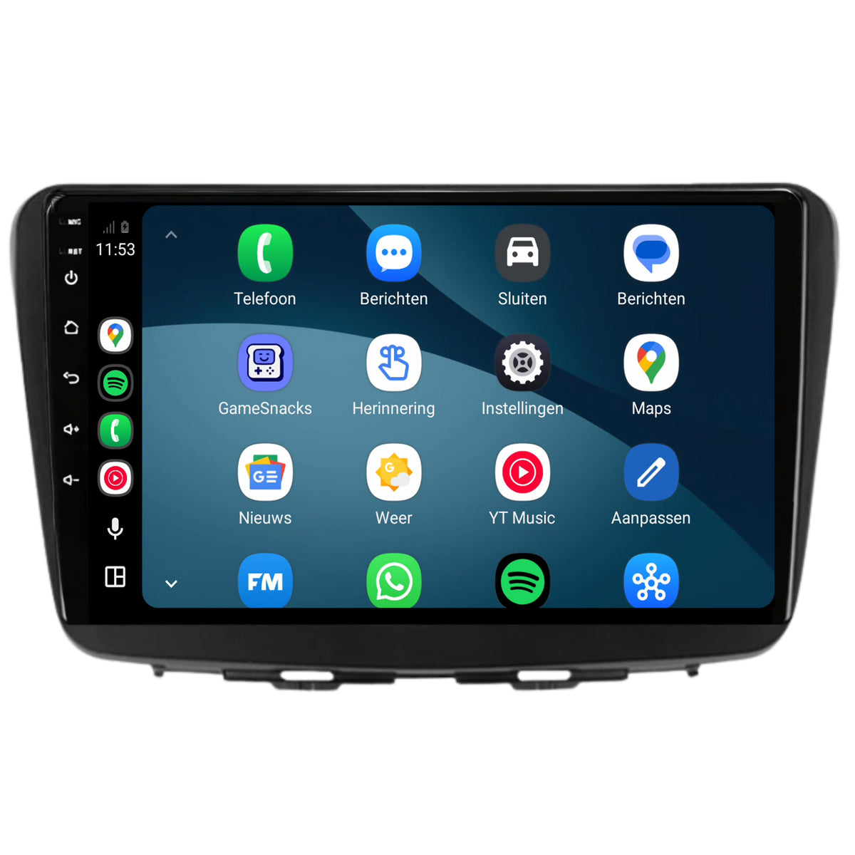 Suzuki Baleno CarPlay & Android Auto Radio | 2015 bis 2020 | 9 Zoll | Android 15 | Schwarz | CTX-7143