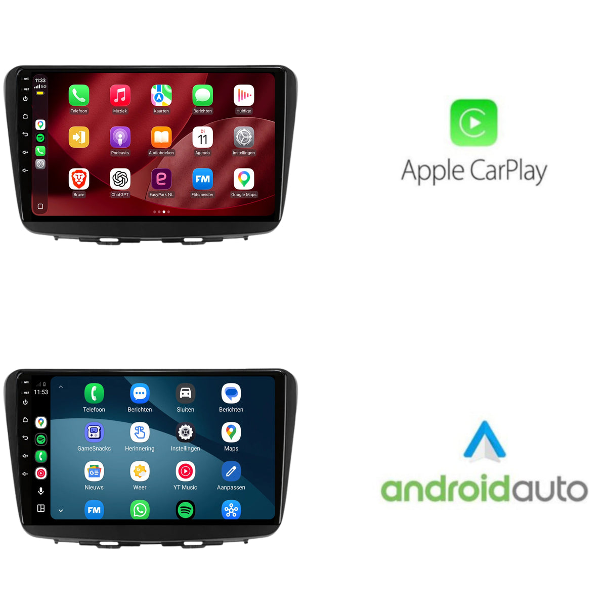Suzuki Baleno CarPlay & Android Auto Radio | 2015 bis 2020 | 9 Zoll | Android 15 | Schwarz | CTX-7143