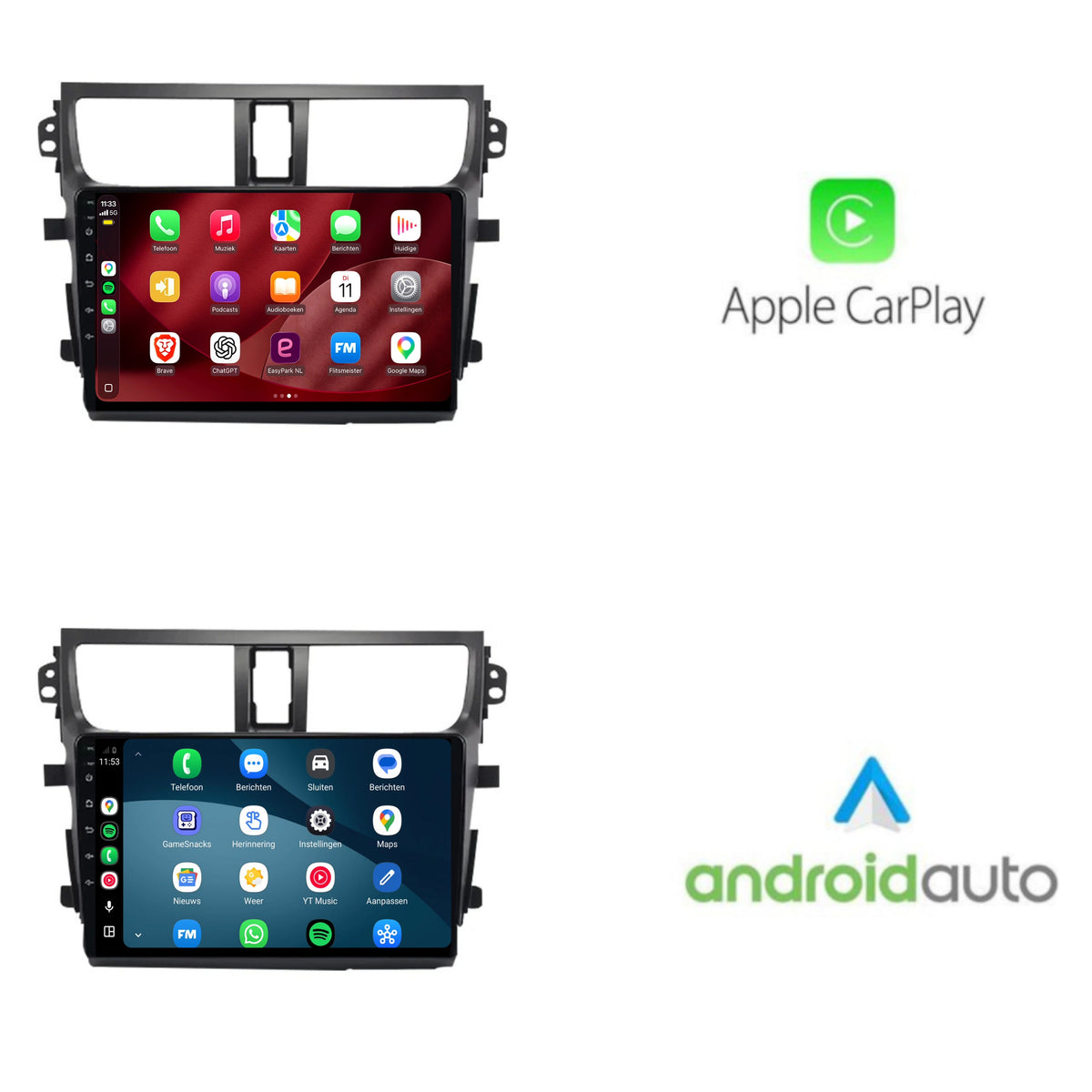 Autoradio CarPlay & Android Auto per Suzuki Celerio | 2015-2020 | 9 pollici | Android 15 | CTX-7157