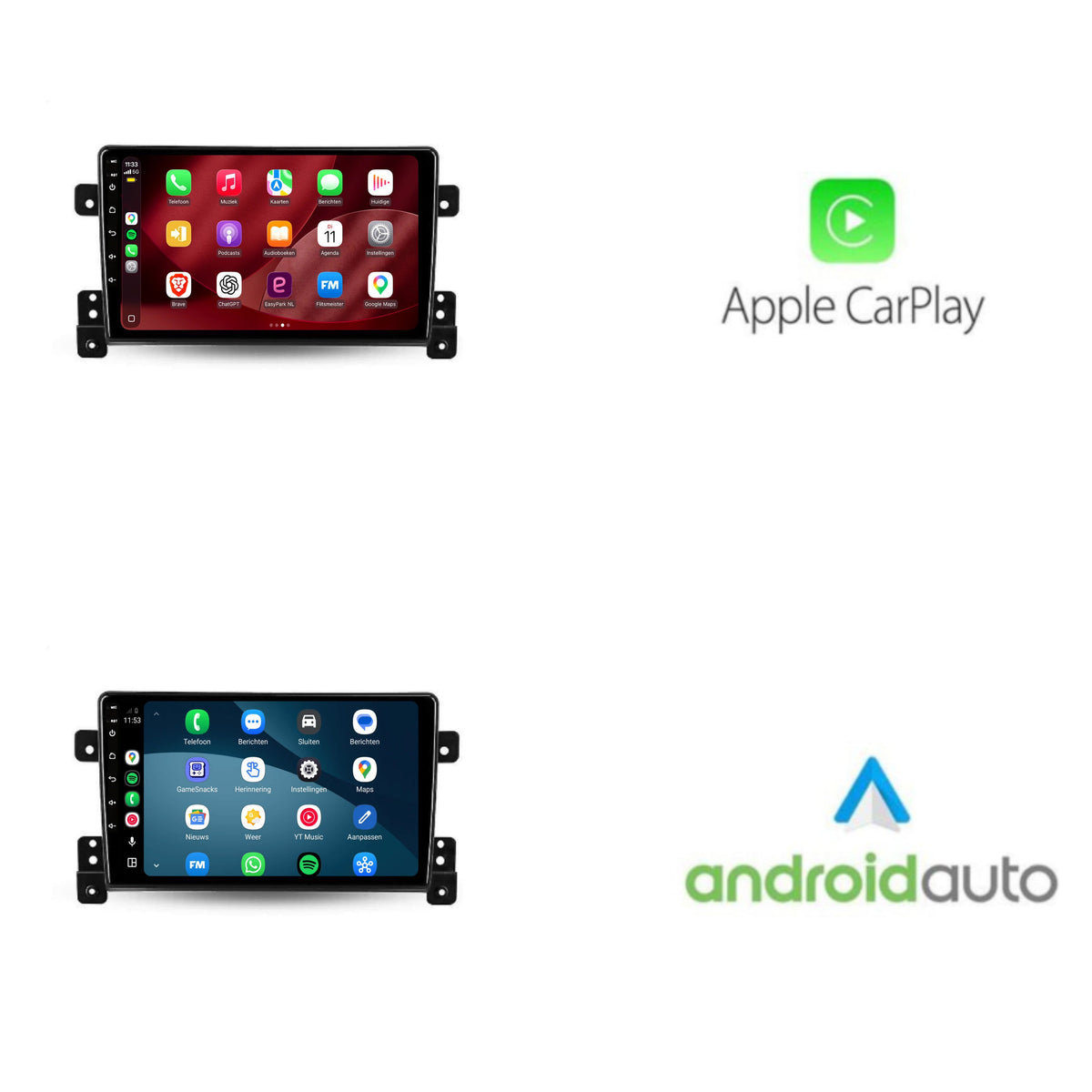 Autoradio CarPlay & Android Auto per Suzuki Grand Vitara 3 | 2006 - 2014 | 9 pollici | Android 15 | CTX-7171