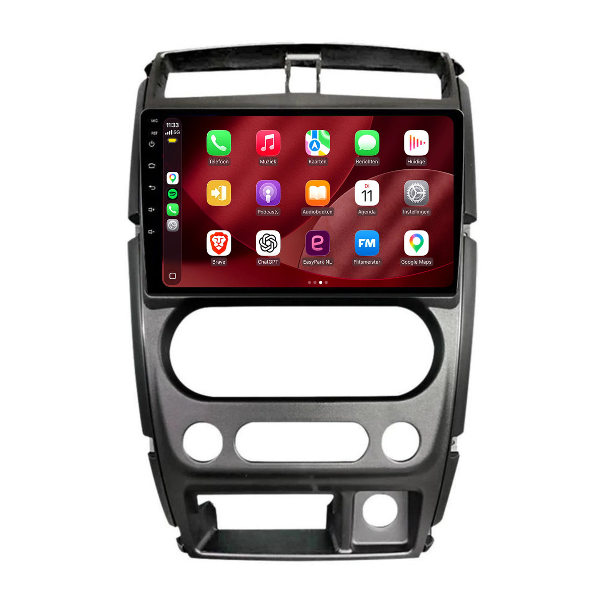 Suzuki Jimny CarPlay & Android Auto Radio | 2005 bis 2018 | 9 Zoll | Android 15 | CTX-7334