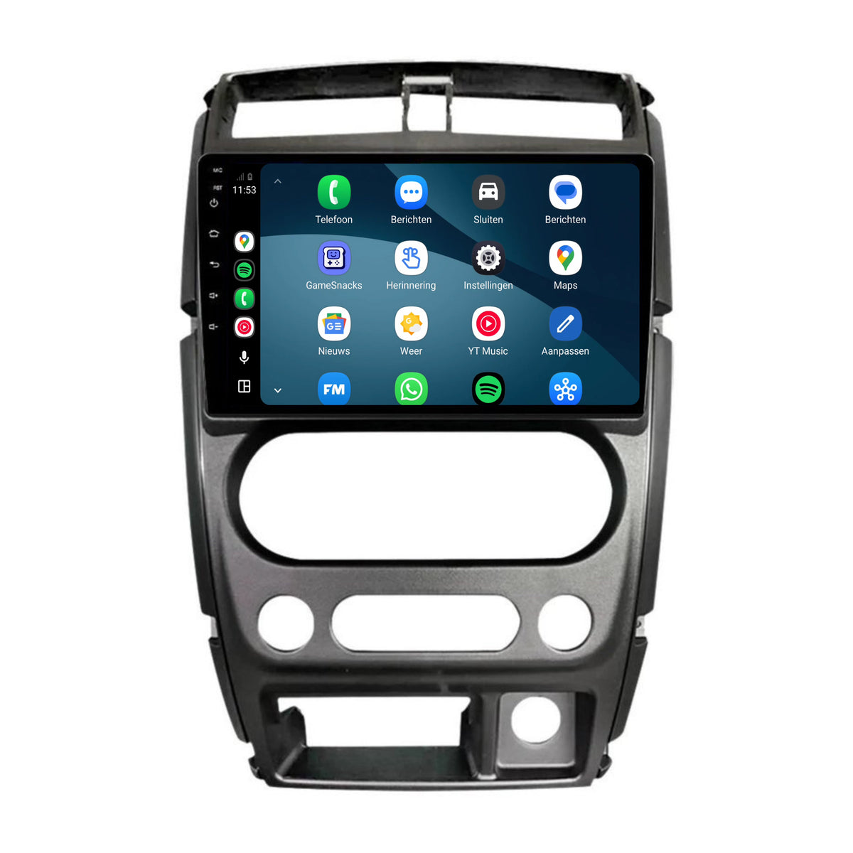 Suzuki Jimny CarPlay & Android Auto Radio | 2005 bis 2018 | 9 Zoll | Android 15 | CTX-7334