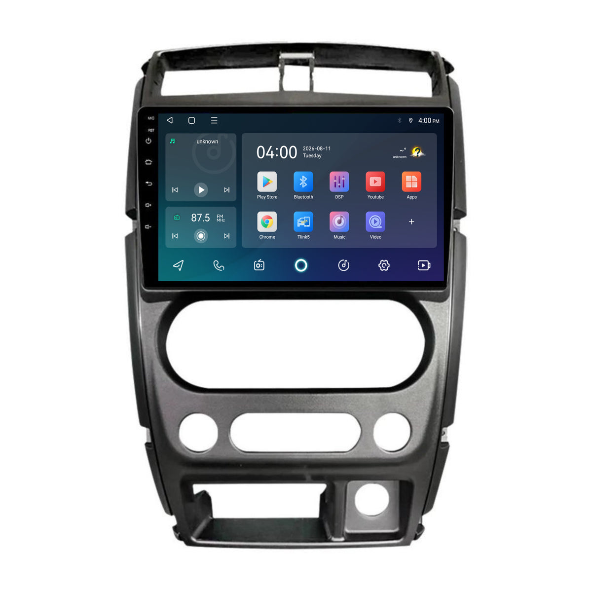 Suzuki Jimny CarPlay & Android Auto Radio | 2005 bis 2018 | 9 Zoll | Android 15 | CTX-7334